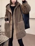 Winter Clothes Women Jackets for Women Lambwool Coat Korean Fashion New in Loose OverSized Thick Parkas Long Sleeve Coats