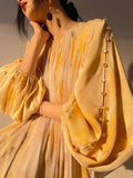 Vintage Midi Dresses for Women New Summer French Elegant Party Prints Large Hemline Loose Long Sleeve Sweet Female Dress
