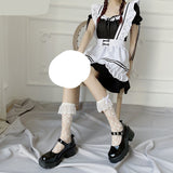 Darianrojas Japanese Gothic Lolita Socks Kawaii Girl Bowknot Transparent JK Uniform Tube Socks Cosplay Women Harajuku Y2k Princess Socks