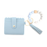 Darianrojas 1 Pc 8 Colors Fashion Women Bracelets Card Holder Leopard Female Business Card Case Wristband Key Chain for Men
