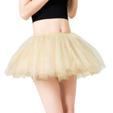 high-end short mesh tutu skirt adult A-line pleated sexy hot girl pure desire tutu skirt