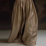 Darianrojas  -  Casual Solid Color Loose Wide Leg Pants for Women Spring High Waist Pleated Trousers New Summer Fashion Streetwear Pant Harajuku