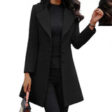 Darianrojas  -  Europe Fashion Women's Woolen Jacket Casual Elegant Solid Color Overcoat New Arrival Cross-Border Shipping From China