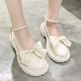 Darianrojas  -  Women Thick Platform Mary Janes Lolita Shoes Party Pumps Summer New Sandals Bow Chain Mujer Shoes Fashion Oxford Zapatos