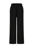 Side Stripe Patchwork Elastic High Waist Track Pants Women Street Style Black Casual Loose Hippie Straight Leg Baggy Trousers