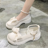 Darianrojas  -  Women Thick Platform Mary Janes Lolita Shoes Party Pumps Summer New Sandals Bow Chain Mujer Shoes Fashion Oxford Zapatos