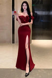 Darianrojas  -  holiday outfits Red Sexy Club Backless High Split Ruffles Wrapped Hip Dress Elegant Luxury Off Shoulder Party Evening Dresses Women Summer