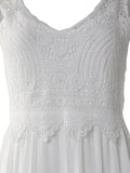 White Lace Summer Dresses Women Elegant Sexy Sleeveless Backless Midi Dress Fashion Romantic Spaghetti Strap A-Line Beach Dress