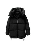 Women Winter Parkas Jacket Green Hooded Jacket Zatra Thick Puffer Coats Woman Winter Jackets For Girls Padded Parkas