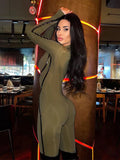 Sports Leather Zipper Tight Hip Jumpsuit Women Spring Long Sleeve Patchwork Ribbon Split Line Rompers Streetwear Overalls