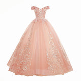 Quinceanera Dresses  Elegant Boat Neck Luxury Lace Embroidery Vestidos De 15 Anos Party Prom Vintage Quinceanera Gown