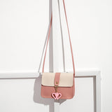Darianrojas Fashion Simply PU Leather Crossbody Bag For Women Summer Solid Color Shoulder Messenger Bag Lady Pendant Travel Small Handbag