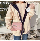 Darianrojas Women's Shoulder Bag Summer New Style Korean Messenger Bag Handbag Candy Color Lock Buckle Versatile Shoulder Bag
