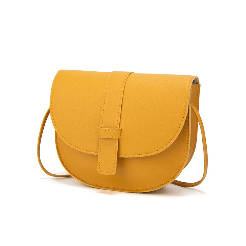 Darianrojas Small Women Purse Shell Shoulder Messenger Bag PU Leather Fashion Solid Yellow Black Crossbody Bag Bolsas Ladies Phone Purse