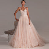 Lace Darianrojas Long Prom Dresses Sweetheart A-Line Evening Dress Spaghetti Straps Formal Party Gown