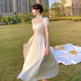 Summer White Victorian Dress Women Hollow Out Designer Elegant Long Fairy Dress Female Evening Wedding Beach Vintage Dress