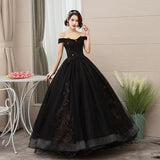 Quinceanera Dresses  Elegant Boat Neck Luxury Lace Embroidery Vestidos De 15 Anos Party Prom Vintage Quinceanera Gown