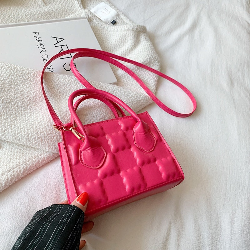 Darianrojas New Fashion Zipper Pressure Flowers Large Capacity Dating Handbags Casual Versatile and Adjustable Shoulder Strap Messenger Bag
