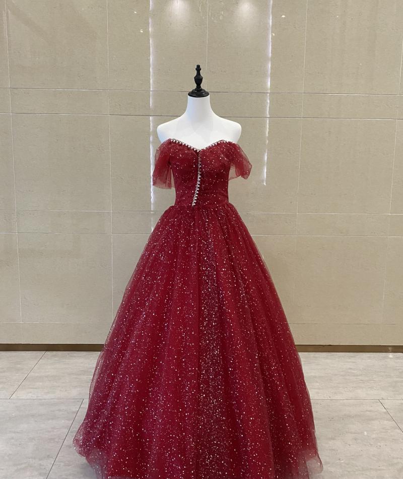 New Black Ball Gown Simple Luxury Bling Shining Quinceanera Dresses Classic Off The Shoulder Floor-length Puffy Dresses For Prom