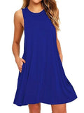 Women Black Blue Summer Dress  Polyester  Short Sleeve O-Neck Tops Casual Loose Dress Female Street White Dress Vestidos