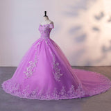 Autumn New Vestidos Sweet Pink Quinceanera Dresses Classic Ball Gown Luxury Lace Party Dress Plus Size Robe De Bal 6 Colors