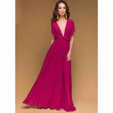 Multiway Wrap Convertible Boho Maxi Sexy Women's Club Red Dress Bandage Gown Party Bridesmaid Infinity Gown Maxi Dress Women