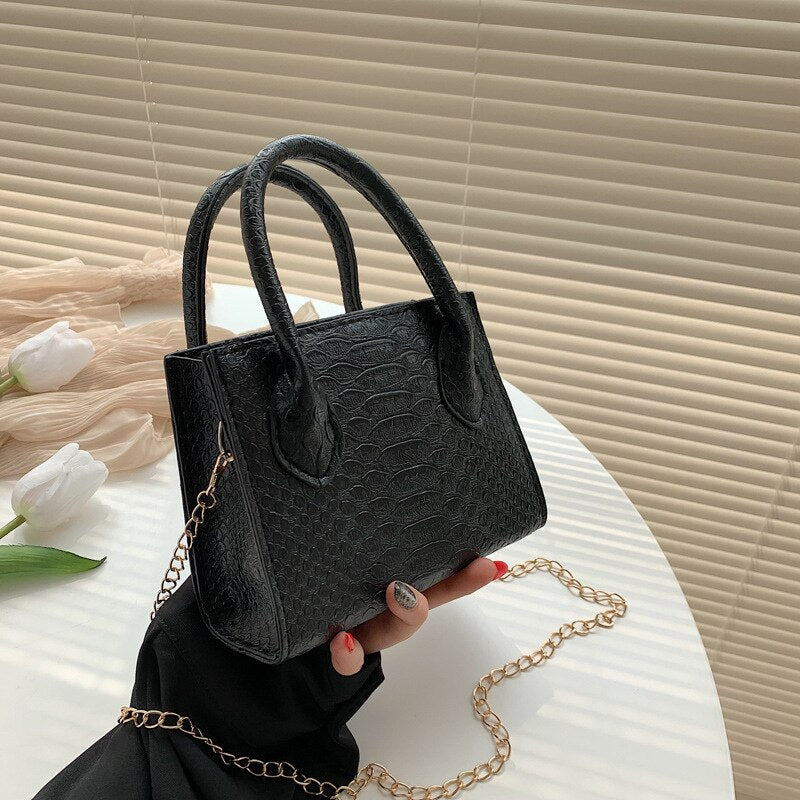 Darianrojas New Fashion Mini Handbag For Women PU Leather Shoulder Messenger Bag Solid Color Lady Totes Shopping Phone Handle Bags