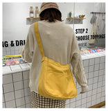 Darianrojas New Japanese Canvas Bag Women's All-match Fashion Messenger Bag Lazy Style Student One-shoulder Class Bag