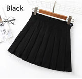 Women Casual Plaid Skirt Girls High Waist Pleated A-line Fashion Uniform Skirt With Inner Shorts