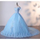 Autumn New Vestidos Sweet Pink Quinceanera Dresses Classic Ball Gown Luxury Lace Party Dress Plus Size Robe De Bal 6 Colors