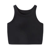 Spring and summer new women's modal with chest pad vest bra one-piece vest home service camisole crop top women camisoles