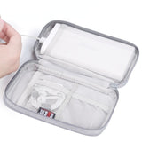 Darianrojas Portable Storage Bag Gadgets Zipper Bag Accessories Items Travel Portable Box High Quality Earphone Cord Bag