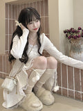 Winter Lace Kawaii Knitted Dress Women Solid Patchwork Slim Sweater Dress Female Casual Korean Fashion Party Mini Dress