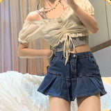 Sets Women Summer Korean Style Sweet Fashion Streetwear Slim All-match Holiday Comfortable Cropped Party Girls Kawaii Elegant