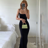 Fashion Sexy Skims Summer Dress Backless Evening Maxi Dress Women Party Club Ladies Bodycon Peach Hip Elegant Long Dresses Woman