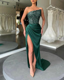 Darianrojas Luxurious Evening Party Dresses Strapless Sleeveless Mermaid Chiffon Floor-Length New Sequined Classic Prom Dress Women