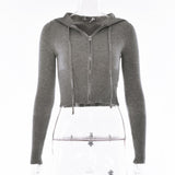 Two Piece Sets Women Tracksuit Long Sleeve Zipper Hooded Sweater Skinny Pants Suit Solid Casual Knitted Sweatshirt Set