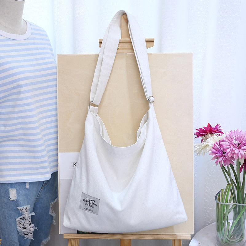 Darianrojas Korean Canvas Bag Fashionable Women Simple Large Capacity Hand Bill Of Lading Shoulder Cross Versatile Retro Canvas Bag