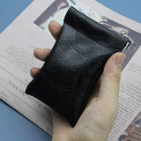 Darianrojas New Fashion Leather Long Pocket Key Wallet Keyring Coin Purse Women Men Small Short Money Change Bag Little Card Holder