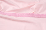 Sexy Strapless Ribbon Ruffles Women Dress Pink Backless High Elastic Dress Female Summer Skinny Hot Spil Party Clubwear
