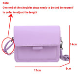Darianrojas Fashion Brand Women's Small Crossbody Bag Lightweight PU Leather Messenger Bag Flap Handbag Purse Summer Travel Bag for Female