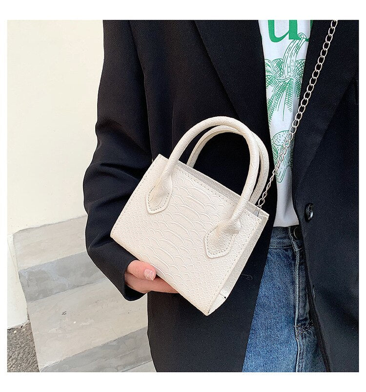 Darianrojas New Fashion Mini Handbag For Women PU Leather Shoulder Messenger Bag Solid Color Lady Totes Shopping Phone Handle Bags